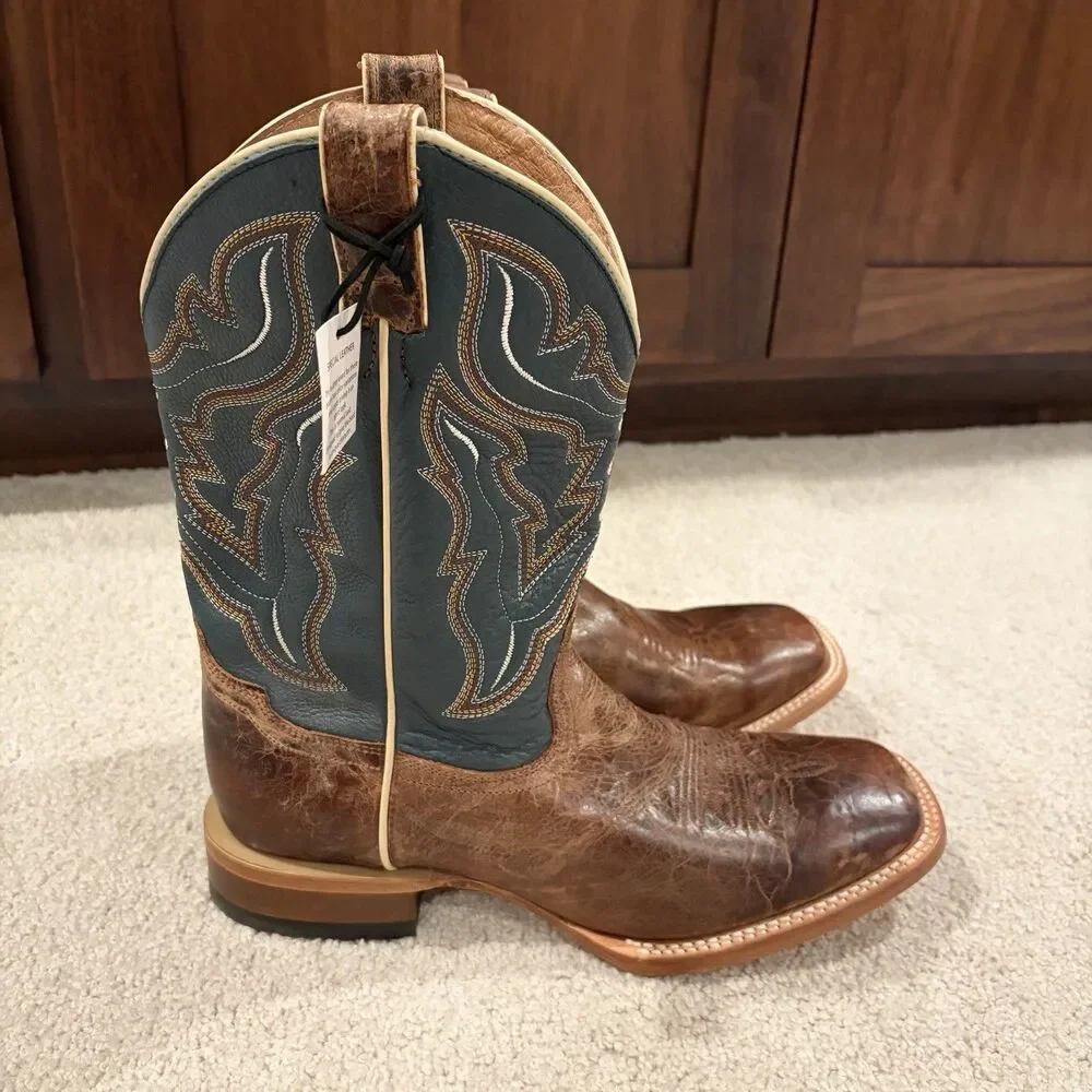 NWT Demo Try On Cody James Men’s Western Boots Navy BBS20 Size 10.5 Cowboy